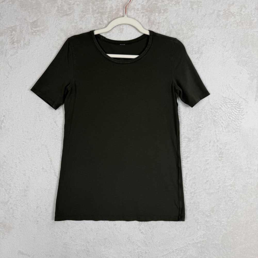 Lululemon Womens Love Crew Short Sleeve T-Shirt Dark Olive Green‎ Activewear 4